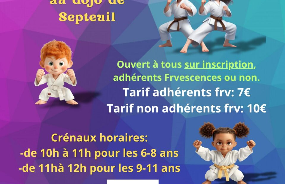 Affiche de stage de krav-maga
