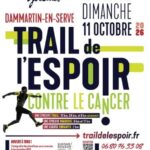Affiche du trail de l'espoir par les sapeurs-pompiers