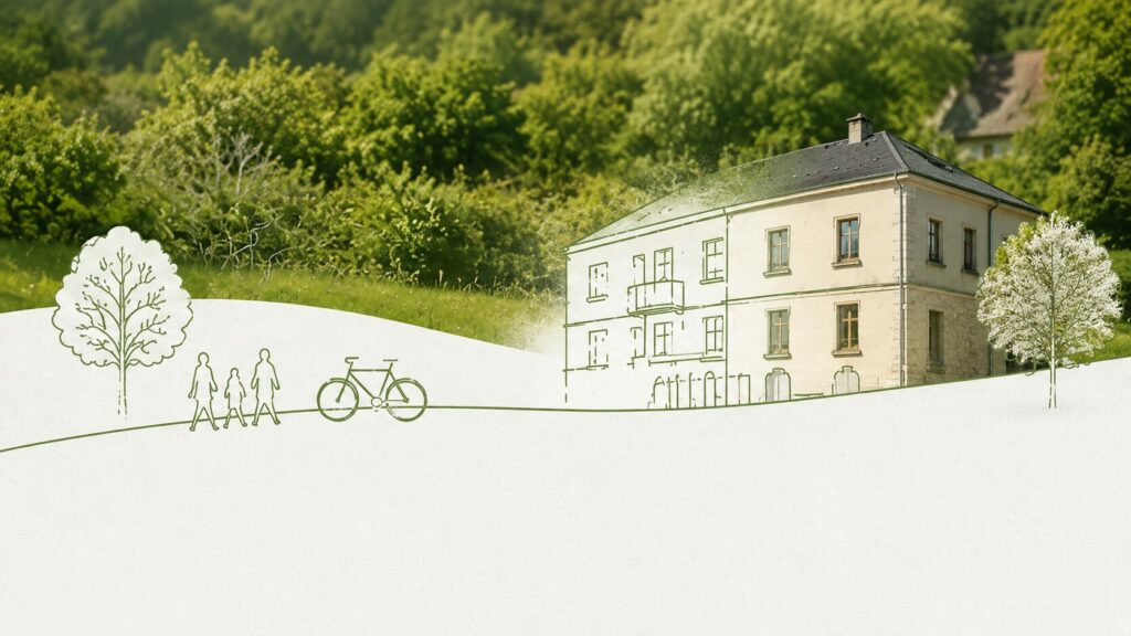 Visuel d'un paysage virtuel