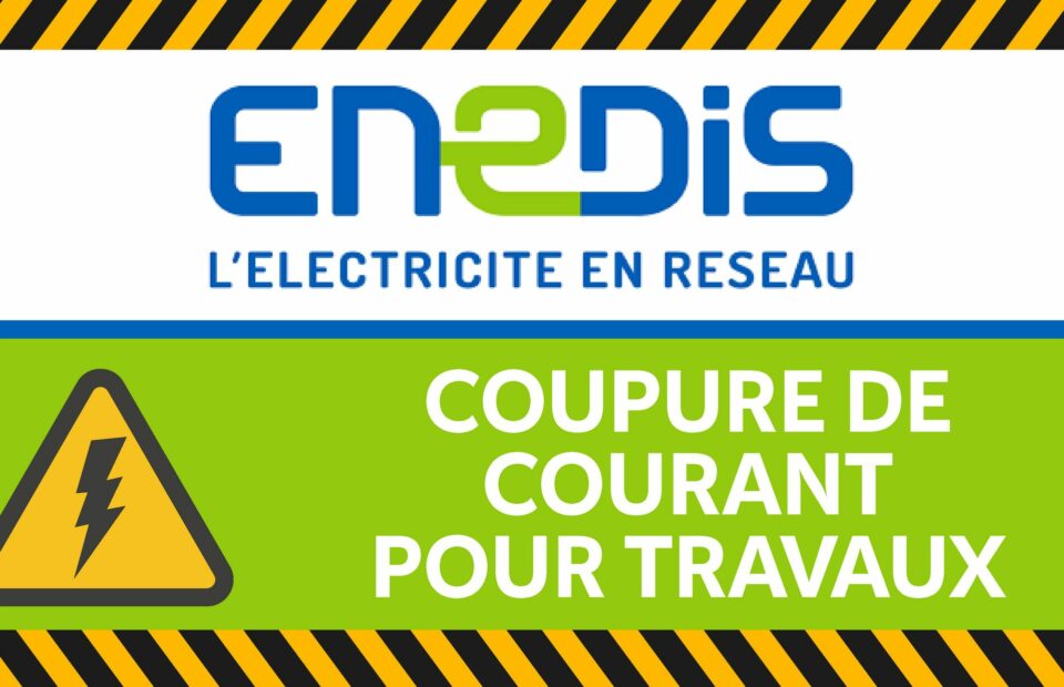 Visuel coupure de courant Enedis