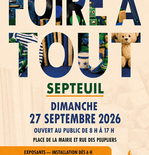 Affiche septeuil foire à tout 2026