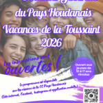 Affiche présentant les activite jeunes de la CCPH pour la Toussaint 2026